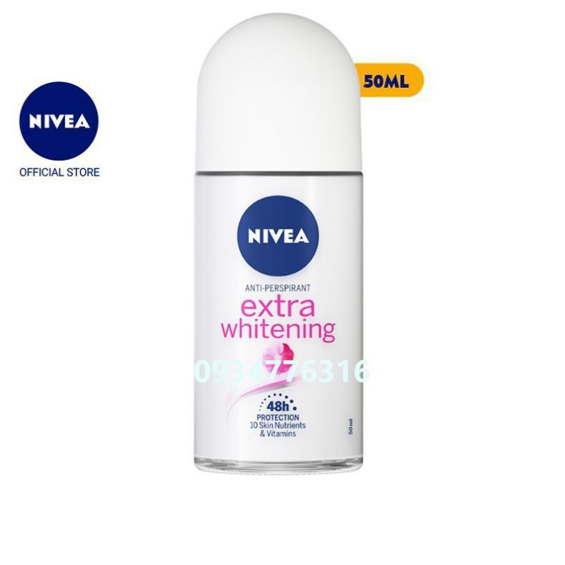 ✅ Lăn ngăn mùi Nivea trắng mịn mờ vết thâm