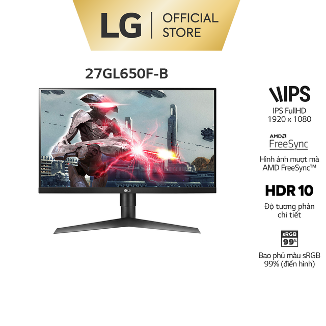 Màn hình LG Monitor IPS 27GL650F 27”