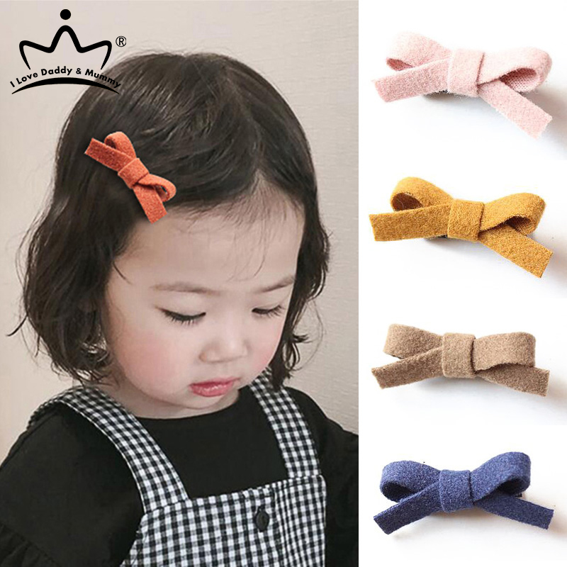 2 kẹp tóc hình nơ đáng yêu dành cho bé gái