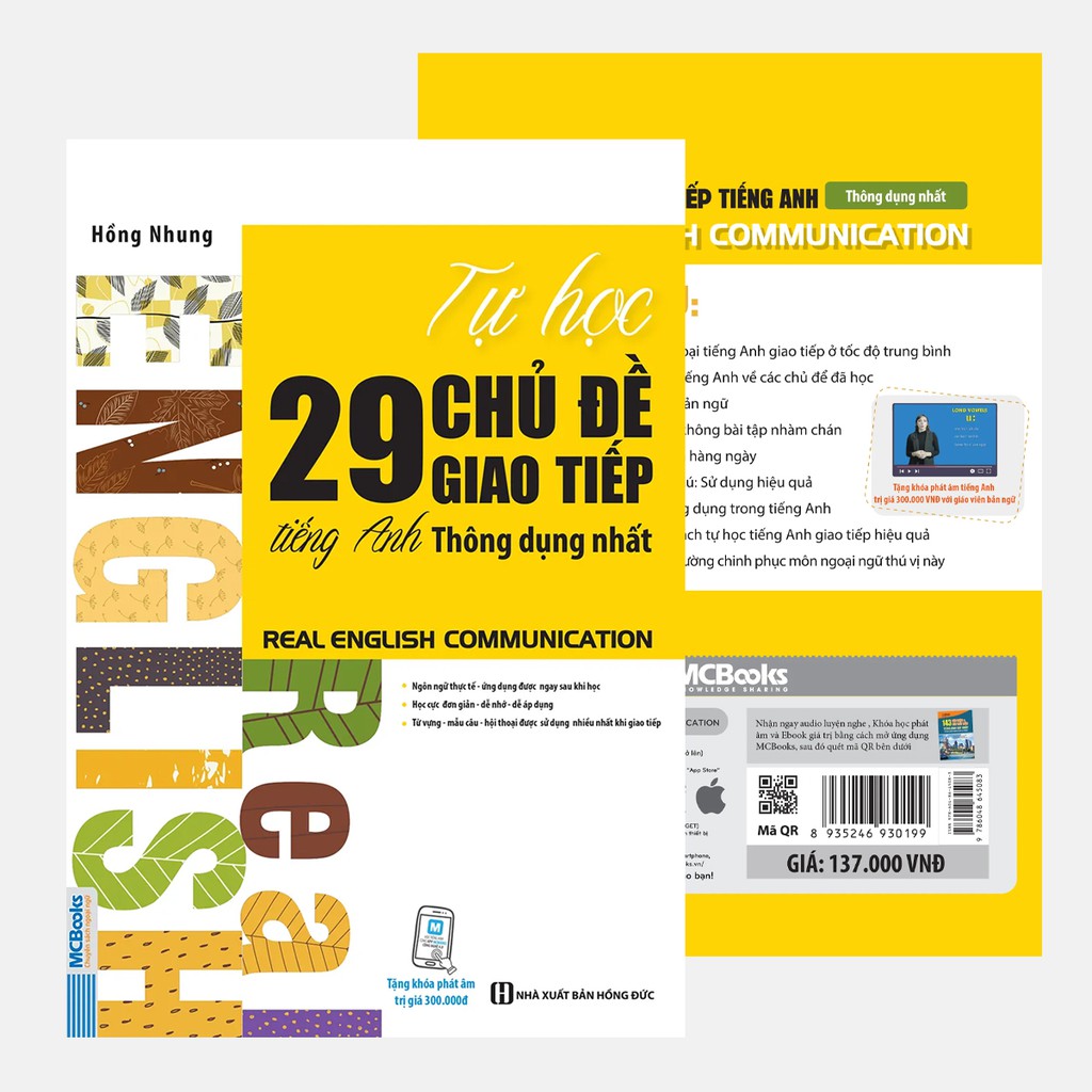 Sách - Tự học 29 Chủ Đề Giao Tiếp Tiếng Anh Thông Dụng Nhất - Real English Communication - Học Kèm App Online | BigBuy360 - bigbuy360.vn