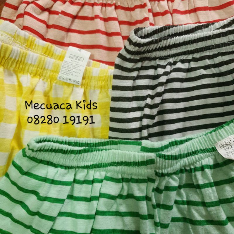 Quần ngố lửng cotton xước xuất Hàn nhiều hãng cho bé trai bé gái