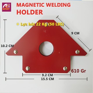 Nam châm ke góc vuông 45 độ 50Lbs size 2