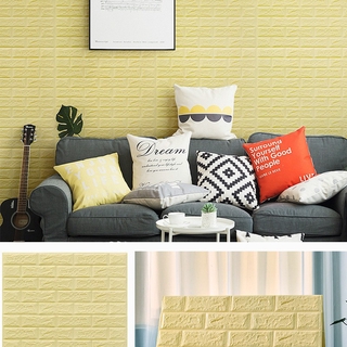 Giấy Dán Tường 3D Họa Tiết Gạch Độc Đáo