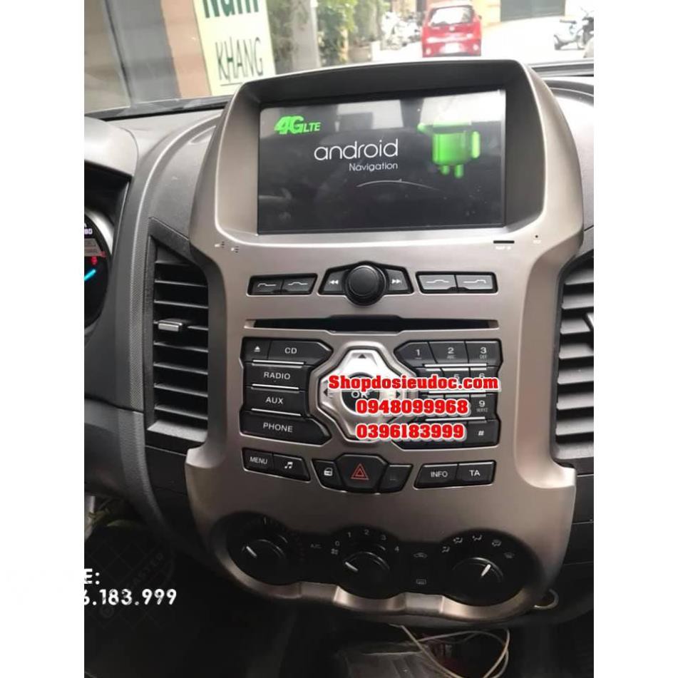 Màn hình Android 9 inc cắm sim 4G cho Ford Ranger XLS 2014-2017 ver 2020