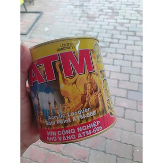 Sơn nhũ vàng ATM 666 lon 875ml 5.0