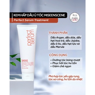 Kem xả ủ tóc MISEENSCENE PERFECT SERUM TREATMENT