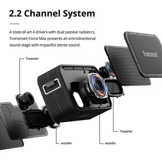 Loa bluetooth Tronsmart Force Max 80w Chính hãng