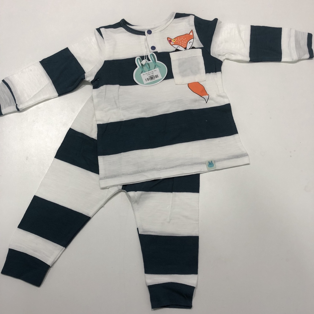 Lillte Love - Bộ dài tay kẻ sọc to cho bé trai bé gái by Lil