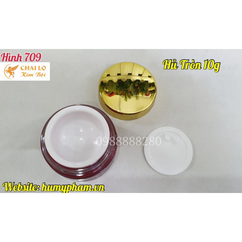 HỦ ĐỰNG KEM FACE TRÒN 10g