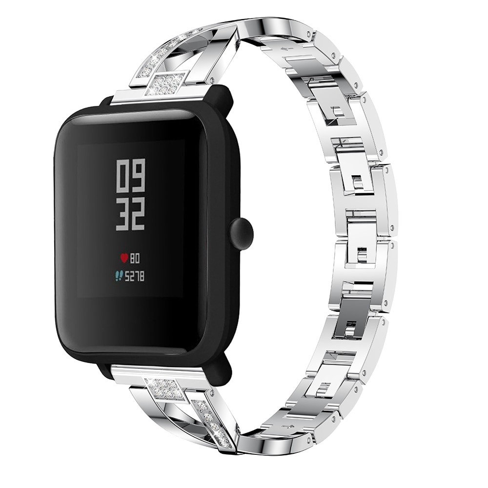 Dây đeo kim loại thay thế 20mm cho đồng hồ thông minh Xiaomi Huami Amazfit Bip Youth