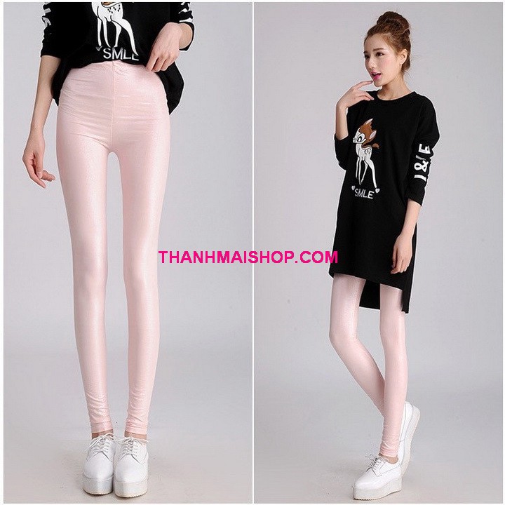 Quần legging thun da rắn cá tính QA008 nhiều màu thời trang sành điệu