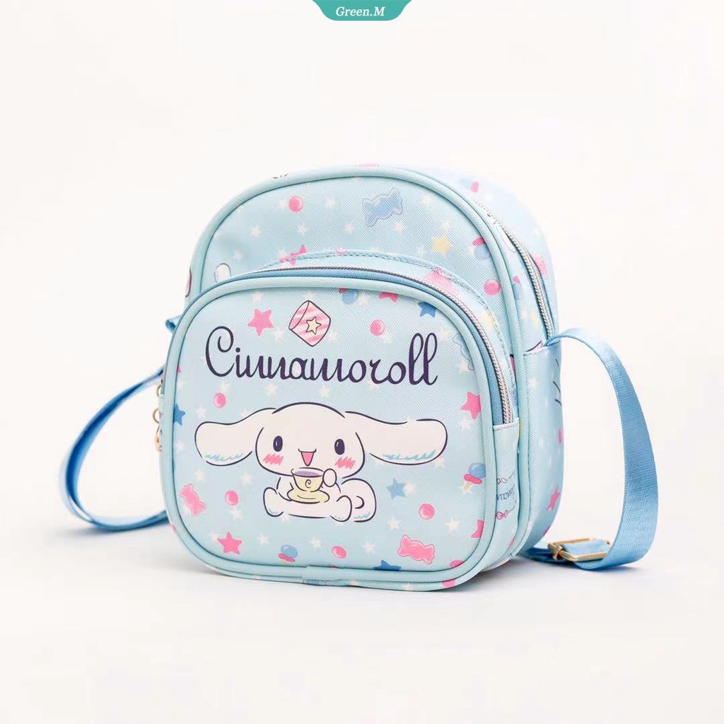 SANRIO Túi Đeo Vai Đựng Tiền Xu Họa Tiết Hoạt Hình Dễ Thương Cho Bé Gái