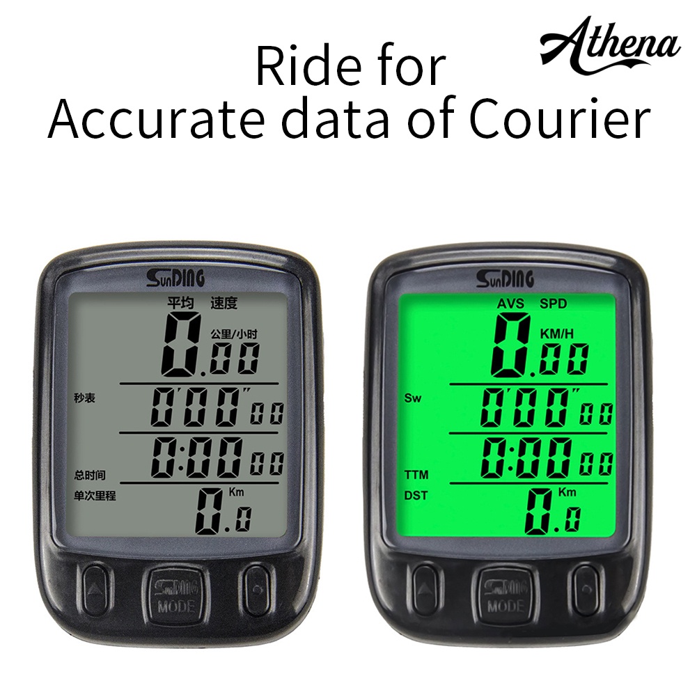 biling Sunding SD-563A/B Wired Waterproof Bike Speedometer Backlight Odometer Stopwatch