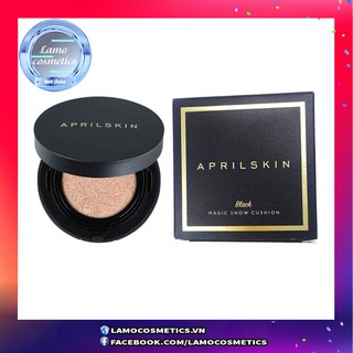 Phấn Nước April Skin Black Magic Snow Cushion SPF 50+ PA+++ Chính Hãng 100%