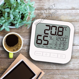 Nhiệt ẩm kế, nhiệt kế phòng điện tử đo độ ẩm, đo nhiệt độ phòng ngủ cho bé, máy đo độ ẩm, nhiệt độ, xem ngày tháng năm