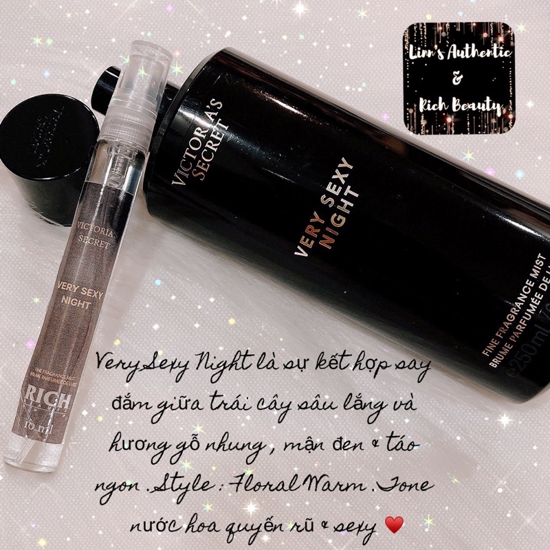 VERY SEXY NIGHT - Xịt Thơm Body Mist Victoria’s Secret