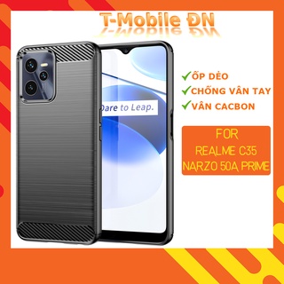 Ốp lưng Realme C11 C 17 20 21Y 25Y 30S 33 35 GT Neo3 Narzo 50A 50i Prime Q2 Pro Q5 Q5i V23 V25 dẻo phay xước chống sốc