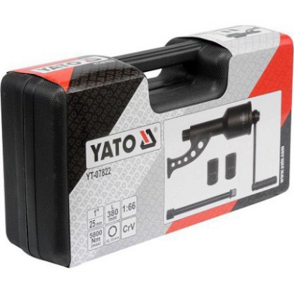 (xả kho) Dụng cụ mở ốc lốp xe tải bằng tay loại dài 5800Nm Yato YT-07822