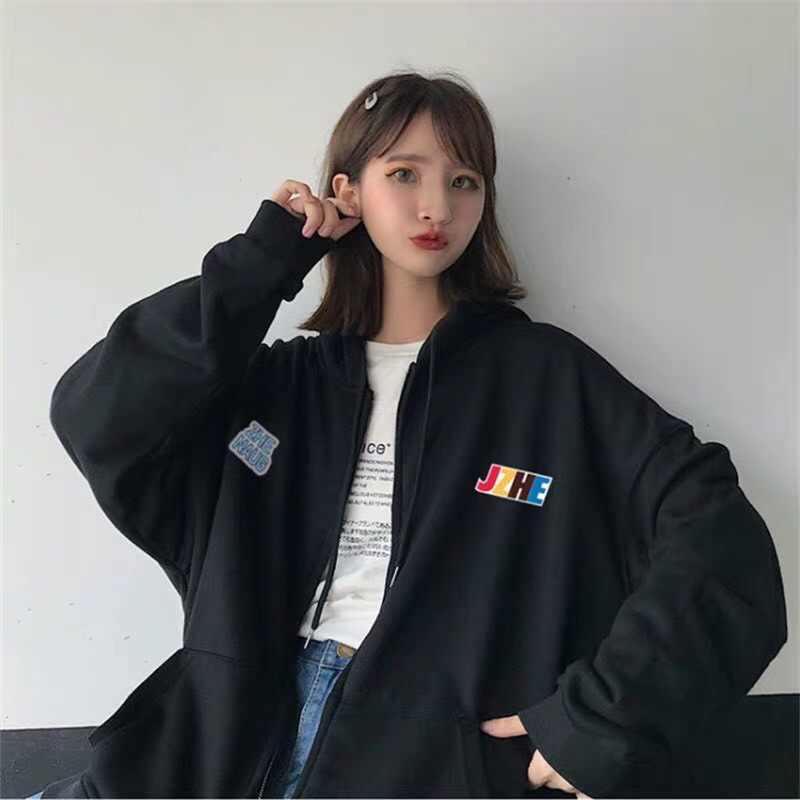 [ORDER - BIG SIZE] HOODIE ZIP CHỮ CÁI CÓ MÀU SẮC SIZE TO