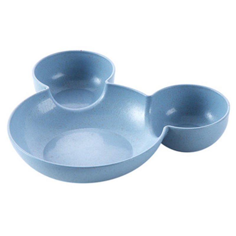 Hộp Đựng Cơm Trưa/ Thức Ăn Bằng Nhựa Hình Chuột Mickey Hoạt Hình Đáng Yêu Cho Trẻ Em