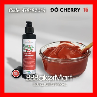 210GR - Màu nước thực phẩm làm bánh UNICORN COLOR - Màu ĐỎ CHERRY