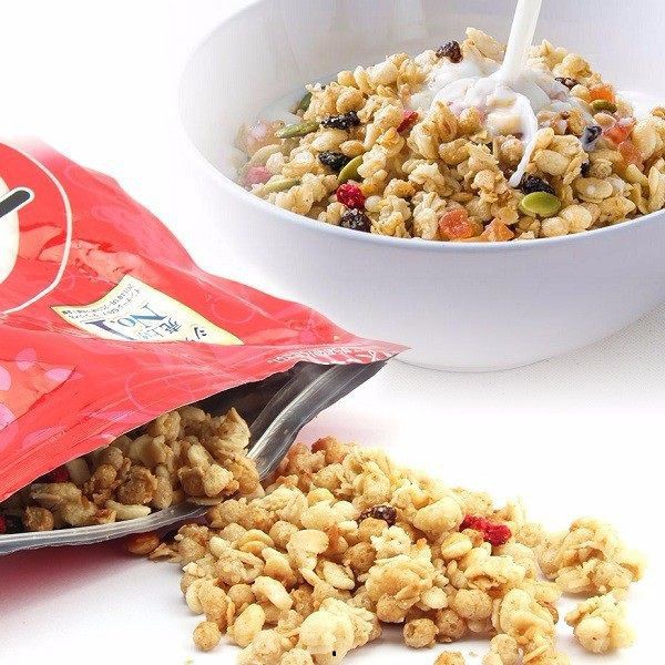 ( Date T11/2021 ) Ngũ cốc calbee 800g màu đỏ - Nội địa Nhật Bản