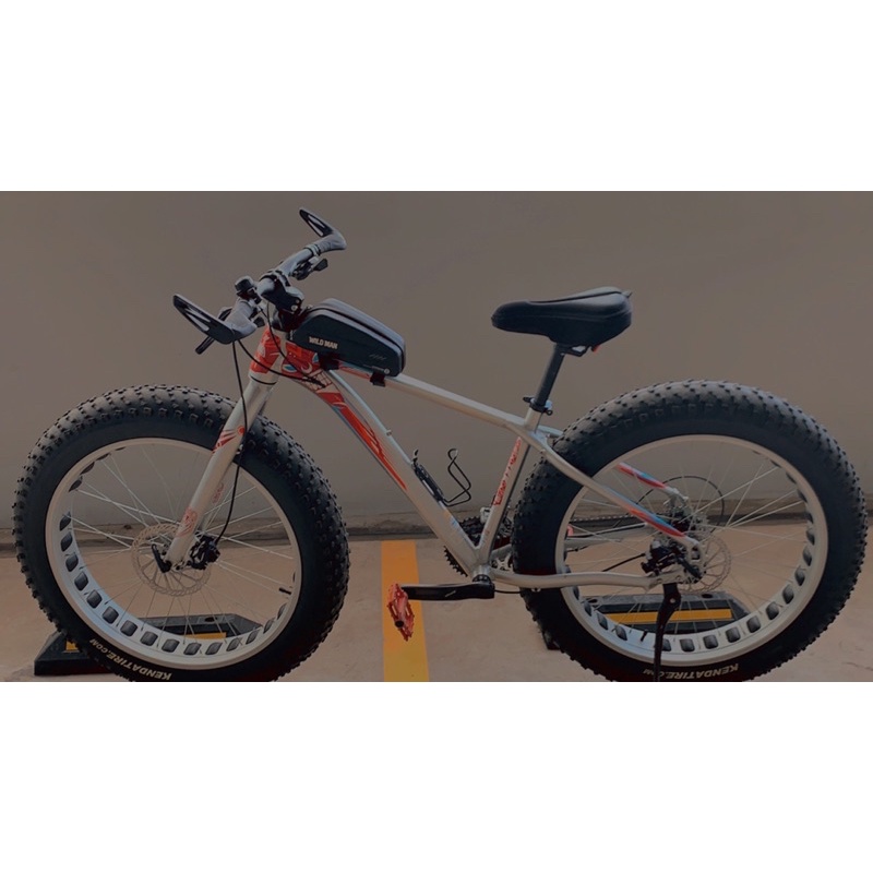 Xe đạp thể thao bánh béo “fatbike” ASAMA phong cách cao cấp độ full phụ kiện