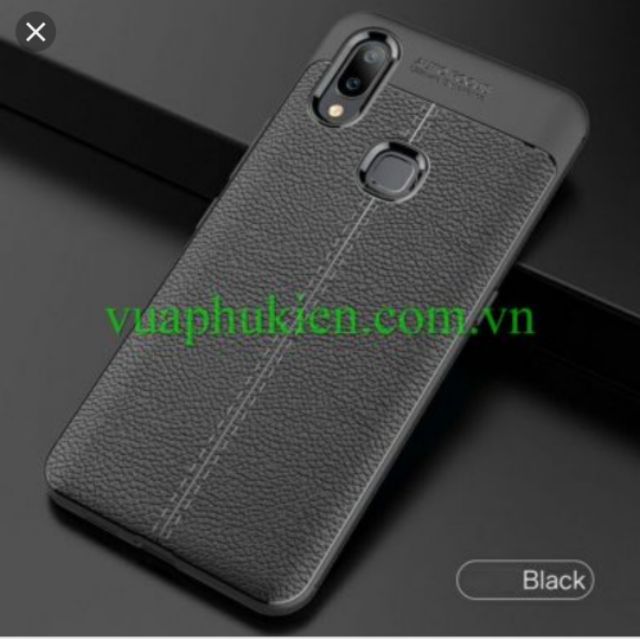 Ốp lưng vivo V11i silicon giả da,chống sốc auto Focus
