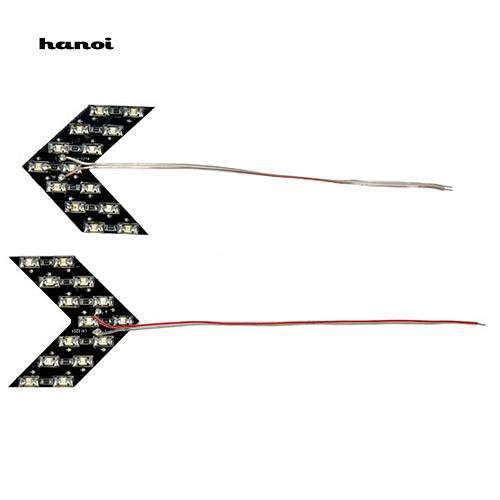 Hn♥Bộ 2 ĐèN LED Xi Nhan 14SMD HìNh MũI Tên Cho Xe Hơi