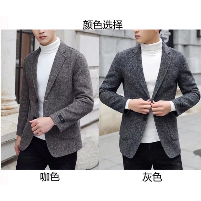 Áo ves dạ lông cừu ép hai mặt manha