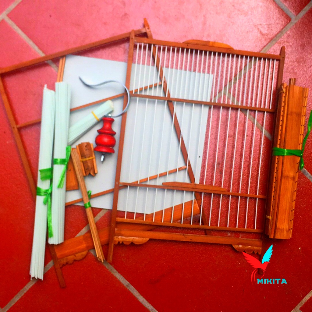 Khung lồng chào mào Khung lồng chim tự ráp nan cáp quang giá rẻ kèm phụ kiện