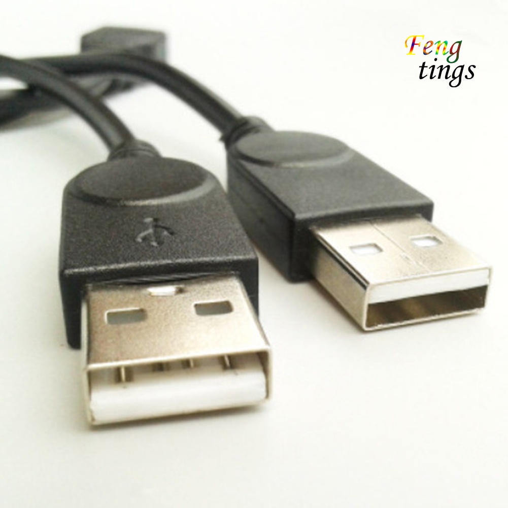 Dây Cáp Chuyển Đổi Usb 2.0 1 Đầu Cái Sang 2 Đầu Đực