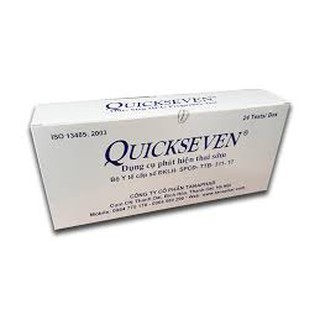 1 que thử thai Quickseven