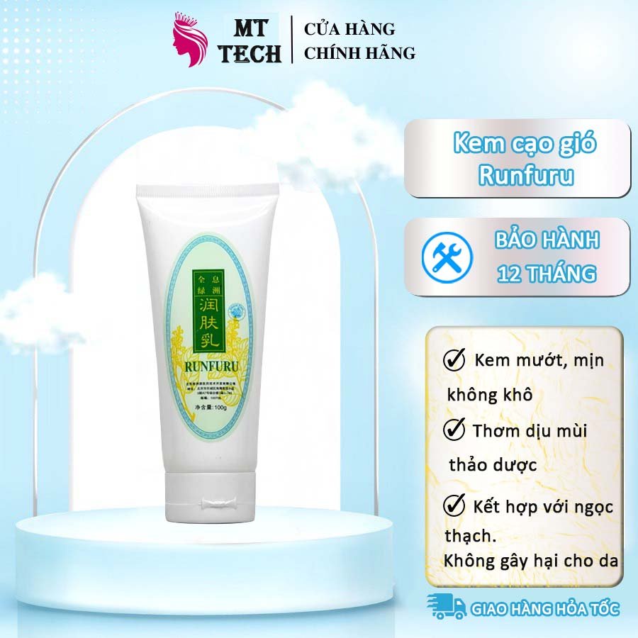 Kem Cạo Gió Mặt, Đả Thông Kinh Lạc, Vùng Mặt Giúp Da Căng Sáng Mịn Thư Giãn.