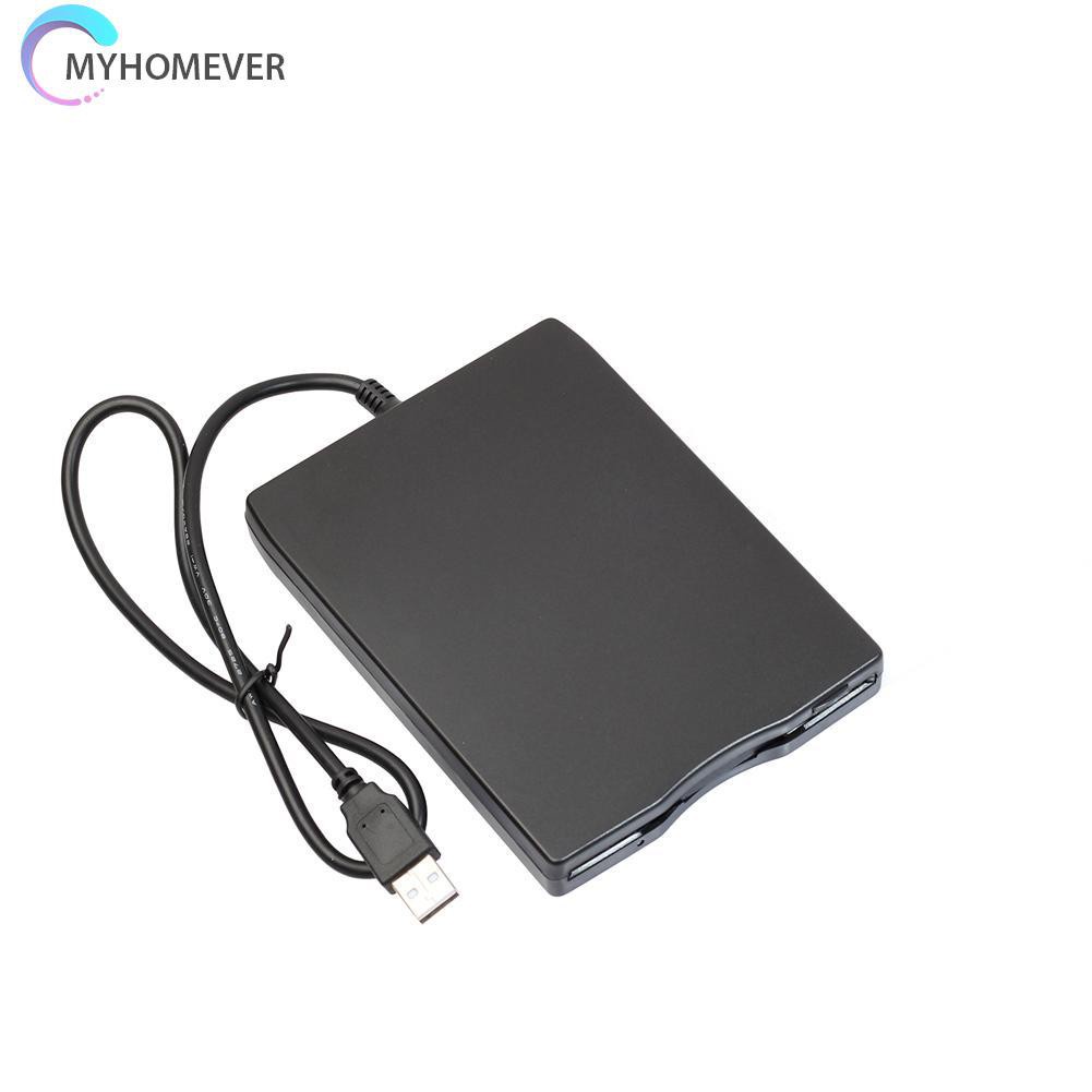 myhomever 1.44Mb 3.5&quot; USB External Portable Floppy Disk Drive Diskette FDD for Laptop