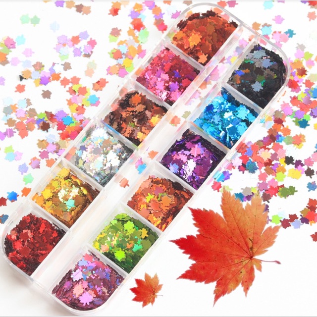 Kim Tuyến ẩn bướm🦋 và lá thu  nhủ vải cá chuyên làm nail móng tay