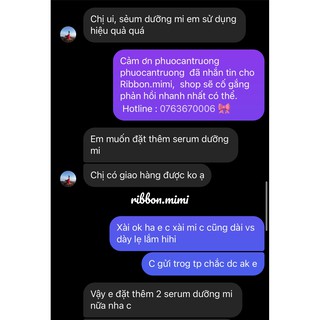 TINH CHẤT DƯỠNG MI VÀ MÀY RIBBON.MIMI 8ml