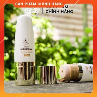 Kem chống nắng vật lý MINI GARDEN ngọc trai Pearl Sun Cream SPF 50 PA+ Chống tia cực tím tốt đến 90%