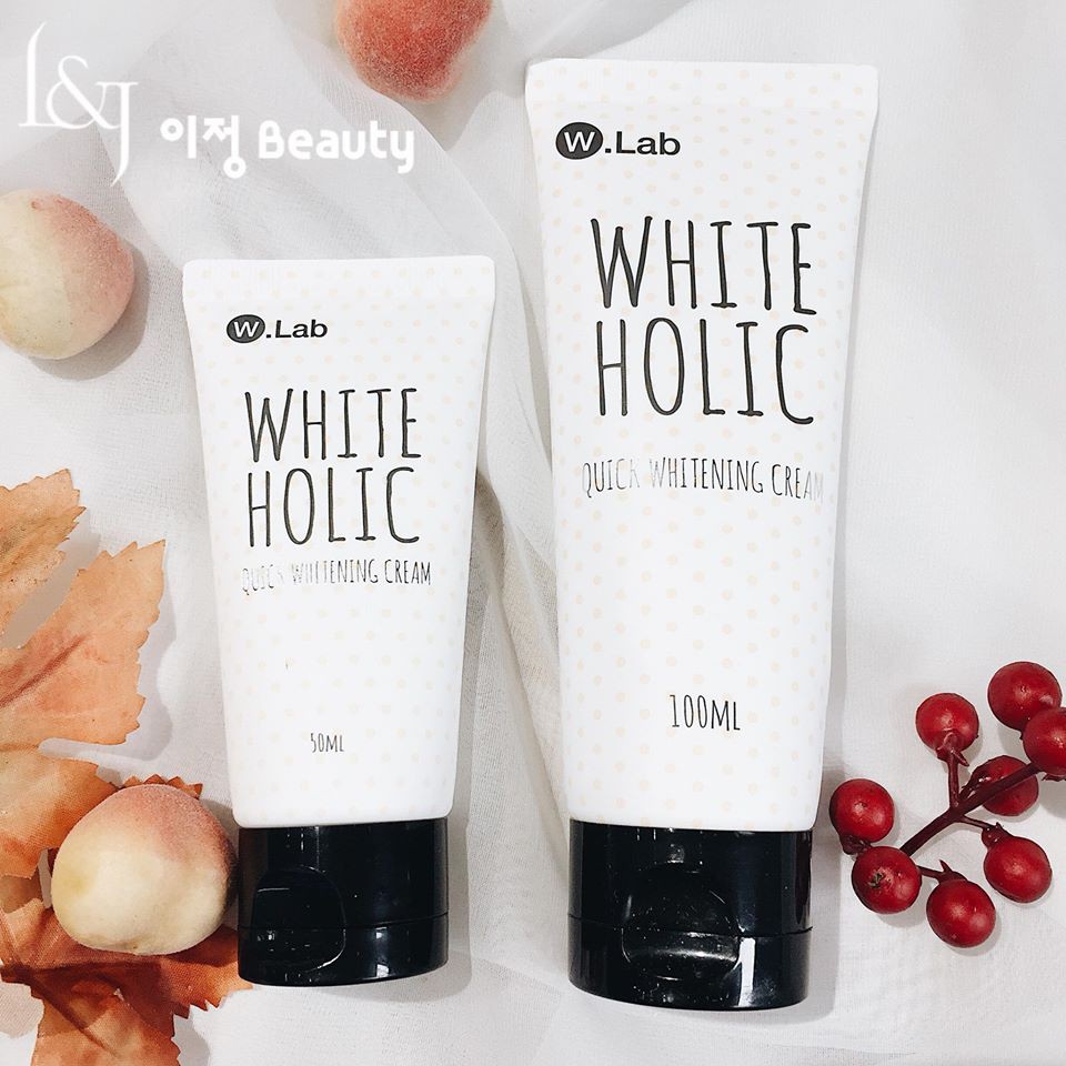 KEM DƯỠNG TRẮNG NÂNG TÔNG W.LAB WHITE HOLIC QUICK WHITENING CREAM