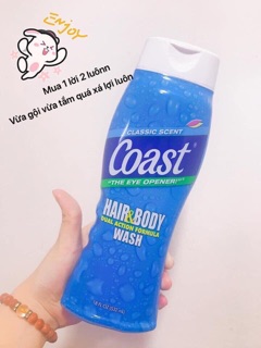 ✨Sữa Tắm Gội Coast For Men Mỹ