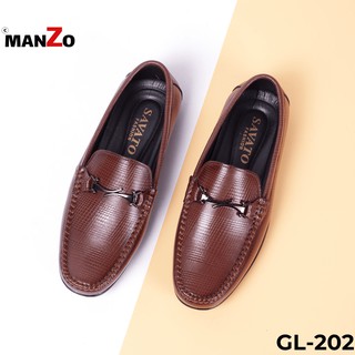[DA THẬT] Giày lười nam công sở cao cấp da bò Manzo - GL 202