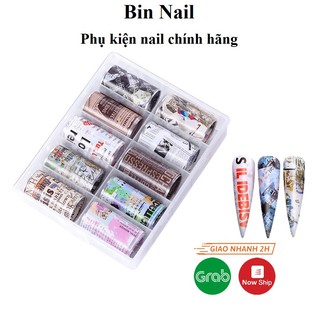 Foi logo, báo chí, hoa nail