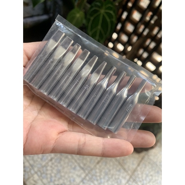 Bộ ngòi inox ngắn