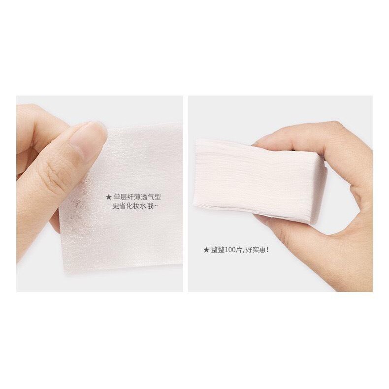 BÔNG TẨY TRANG COTTON BIOAQUA 100 MIẾNG | BigBuy360 - bigbuy360.vn