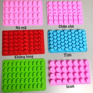 Khuôn silicon làm kẹo chip cho bé
