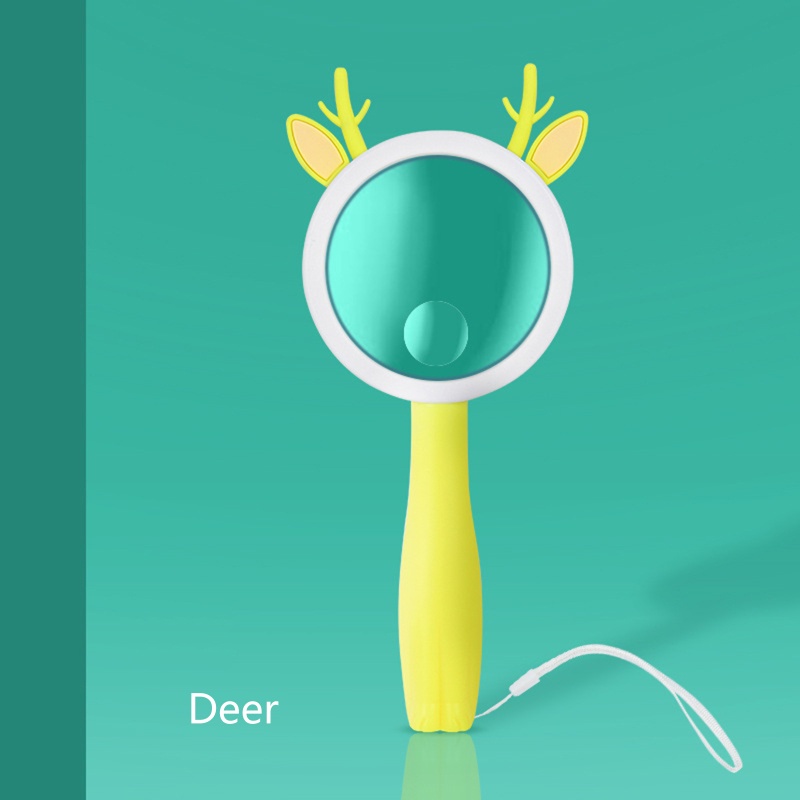 Kính Lúp Cầm Tay Phóng Đại 5X / 10X Họa Tiết Hoạt Hình Dễ Thương Cho Bé