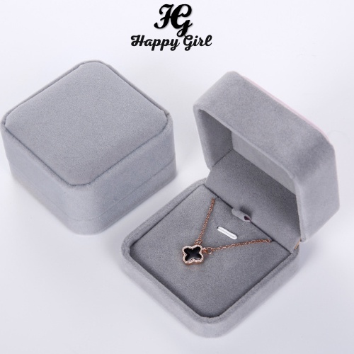 Combo 10 Hộp đựng dây chuyền, hộp đựng trang sức bằng nhung sang trọng - HappyGirl