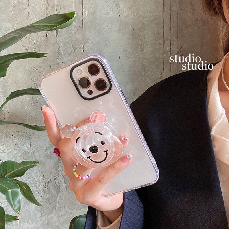 Giá đỡ điện thoại thiết kế họa tiết gấu Pooh dễ thương