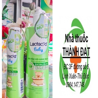 Lactacyd baby extra milky sữa tắm gội trẻ em hằng ngày