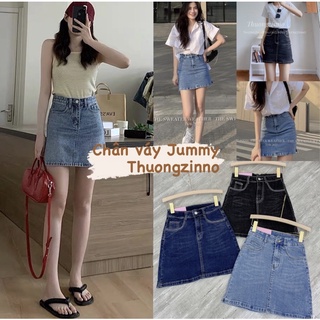 [Ảnh thật/Video] Chân váy bò basic may gấu Jummy Hàn Quốc